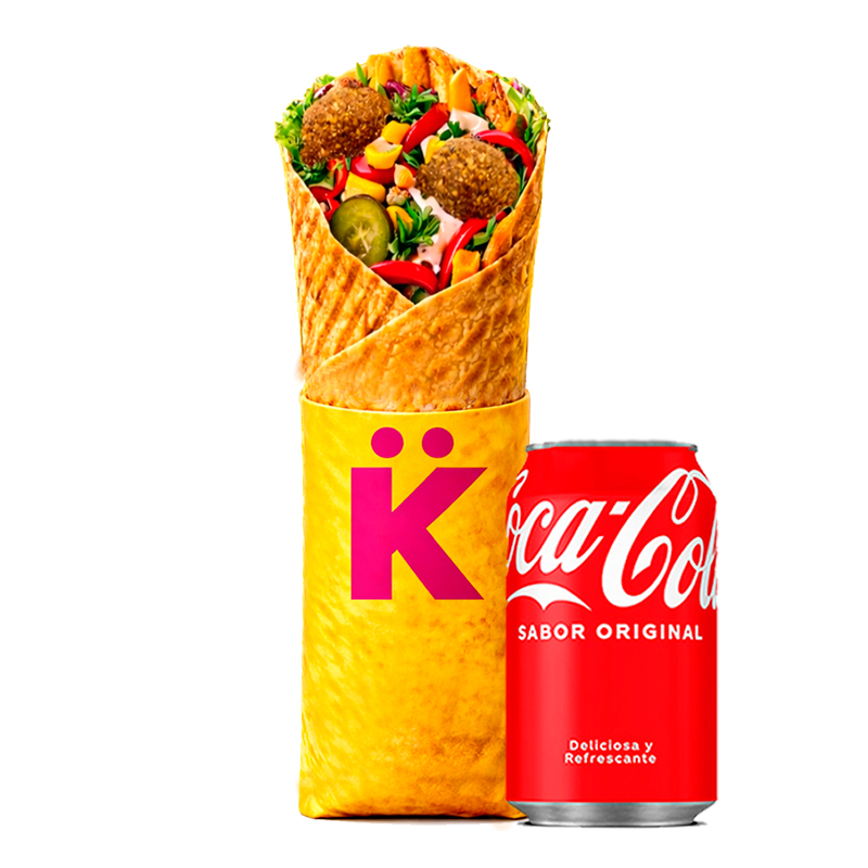 MAK COMBO VEGETARIANO CON BEBIDA